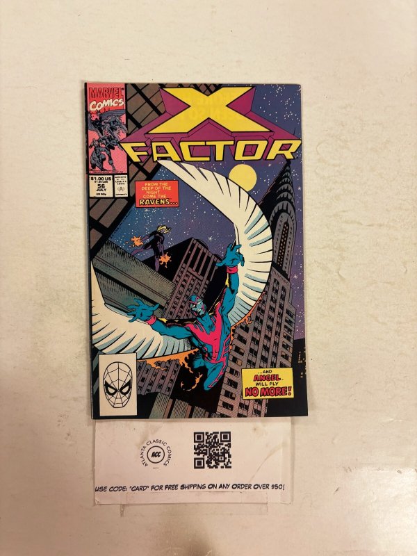 X-Factor #56 NM Marvel Comic Books Cyclops Jean Grey Ice Man Beast Angel 4 HH113