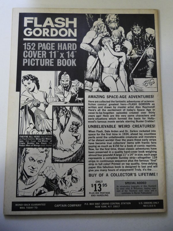 Vampirella #5 (1970) PR Condition 2 coupons clipped impacting story on 1 page