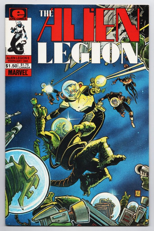 Alien Legion #6 (Epic/Marvel, 1985) FN