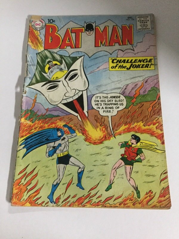 136 Gd- Good- 1.8 Cover Detached DC Comics Silver Age