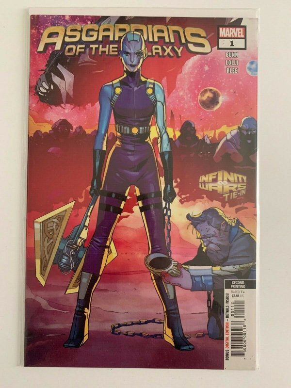 Asgardians of The Galaxy #1 2nd print Variant  Marvel Comics NM