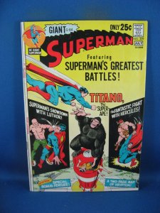 SUPERMAN 239 VF- 1971 DC GREATEST BATTLES