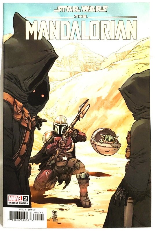 Star Wars The MANDALORIAN #2 Giuseppe Camuncoli Variant Cover Marvel Comics