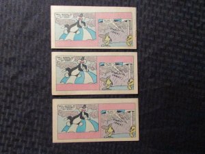 1961 TWEETY AND SYLVESTER #1 FVF Western Publishing Mini-Comic LOT of 3 Promo