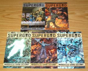 Warren Ellis' Supergod #1-5 VF/NM complete series - all wrap variants - avatar