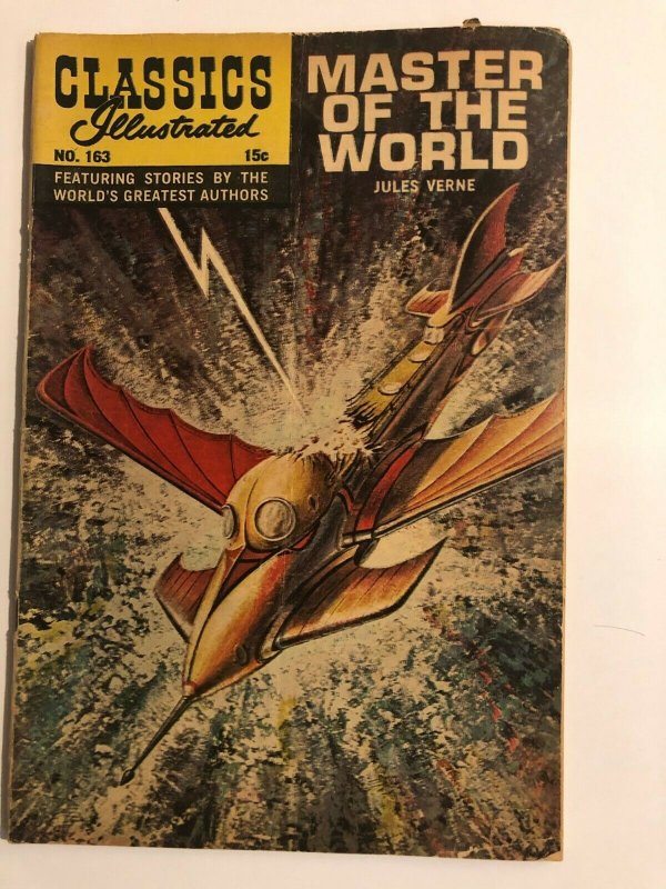 Classics Illustrated 163 Master Of The World J Verne Hrn 163 First Edition Gvg Comic Books Silver Age Horror Sci Fi Hipcomic