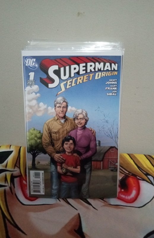 Superman: Secret Origin #1 Gary Frank Kents Cover (2009)