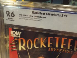 Rocketeer Adventures 2 #4 - CBCS 9.6 - 2012 Marvel - Dave Stevens Cover