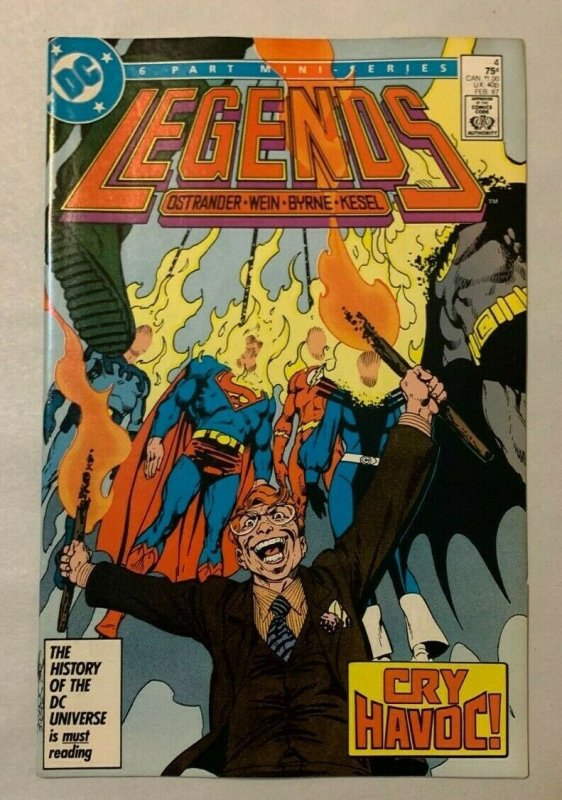 Legends 4 Cry Havoc DC Comics MINI SERIES NM Copper Age Batman
