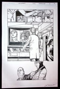 Pandemica #2 pg 10 Original Art Alex Sanchez bestselling author Jonathan Maberry