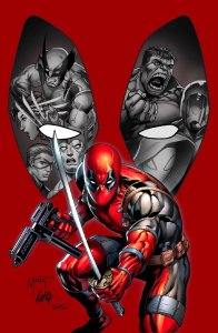 Deadpool Team Up 1 Rob Liefeld Creations Virgin Variant Marat Mychaels Wolverine