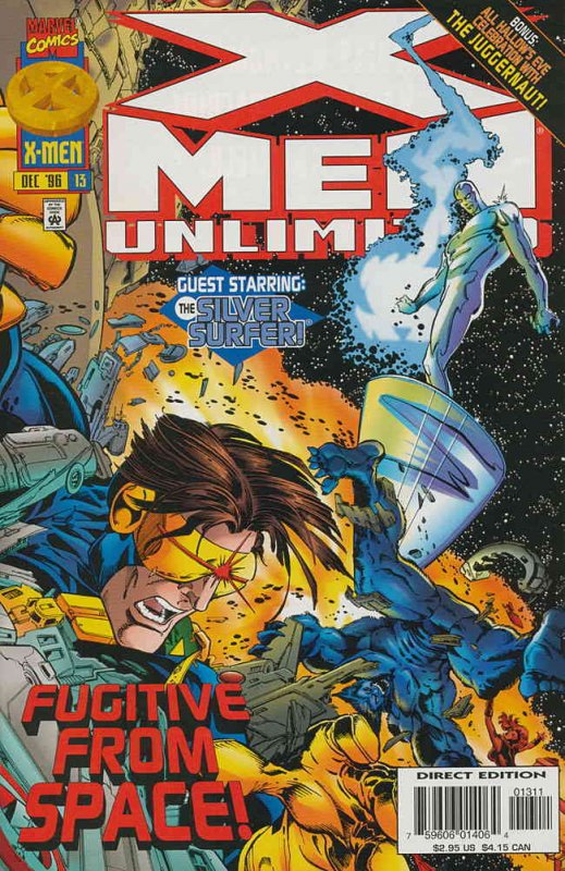 X-Men Unlimited #13 VF ; Marvel | Silver Surfer Juggernaut