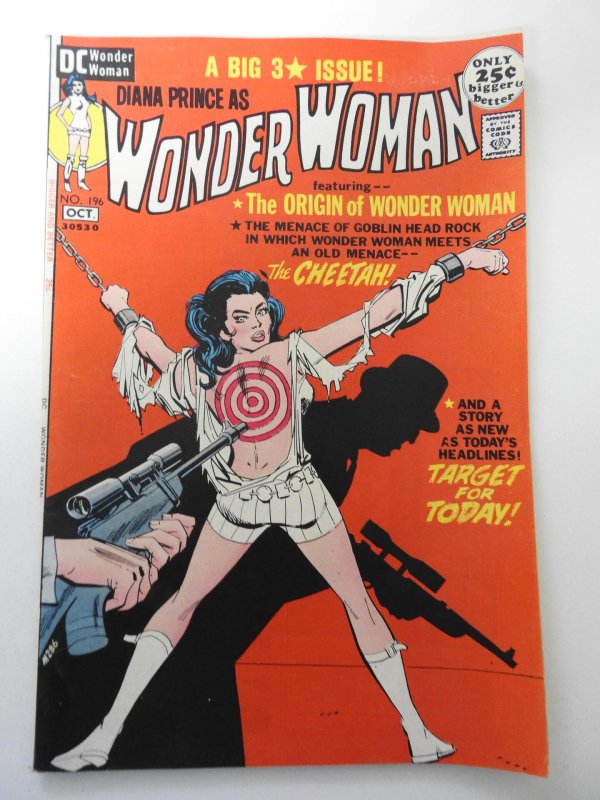 Wonder Woman #196 (1971) FN- Condition!