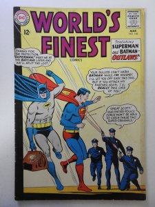 World's Finest Comics #148 (1965) VG Condition moisture stain, stamp fc