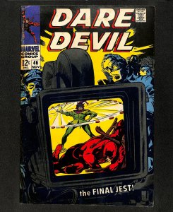 Daredevil #46 Jester! Stan Lee & Gene Colan Cover!