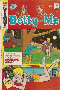 Betty And Me #38 GD ; Archie | low grade comic October 1971 Innuendo Cover Swing