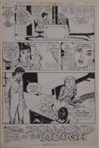 YOUNG ROMANCE #187, Original art, Diamond in the Rough, 10x15, 1972, Game Show