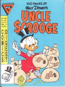 UNCLE SCROOGE COMICS DIGEST  4 VF-NM June 1987 COMICS BOOK