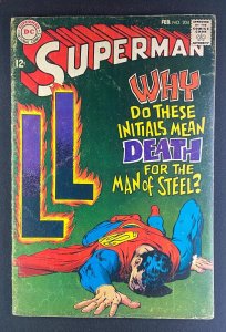 Superman (1939) #204 VG- (3.5) Neal Adams Cover