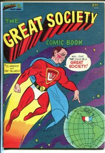 Great Society #10135 1966-Parallax-LBJ as superhero-Teddy Kennedy-VF