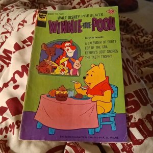 Winnie The Pooh #2 Bronze Age 1972 Whitman Variant Gold Key Comics Walt Disney