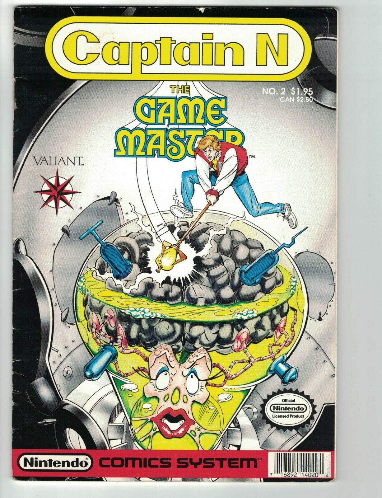 Captain N the Game Master 2 VG; Valiant low grade comic we combine shippin Comic Books