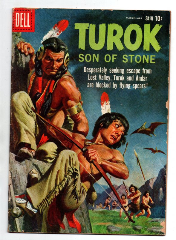 Turok Son of Stone #19 - Dinosaur - Dell - 1960 - VG