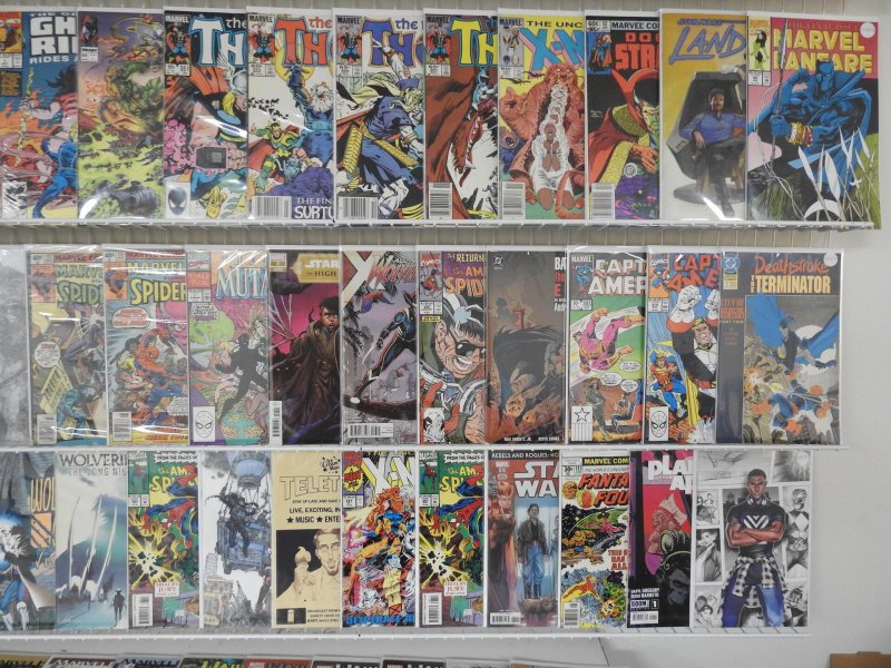 Huge Lot 140+ Comics W/ Wolverine, Darkhawk, X-Men+ Avg VF Condition!