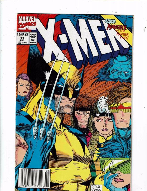 Lot Of 10 X-Men Marvel Comic Books # 1 (3) 2 3 11 (2) 12 13 14 Wolverine JR2