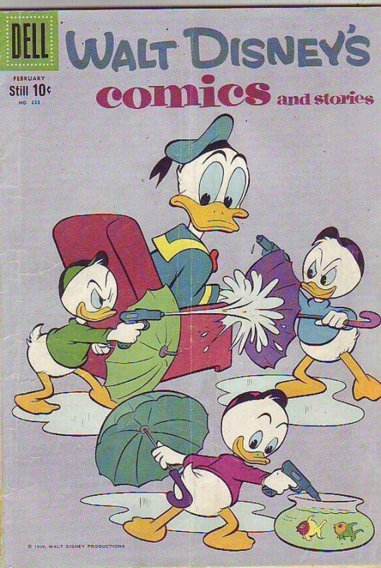 Comics and Stories, Walt Disney's #233 (Feb-60) VG+ Affordable-Grade Donald D...