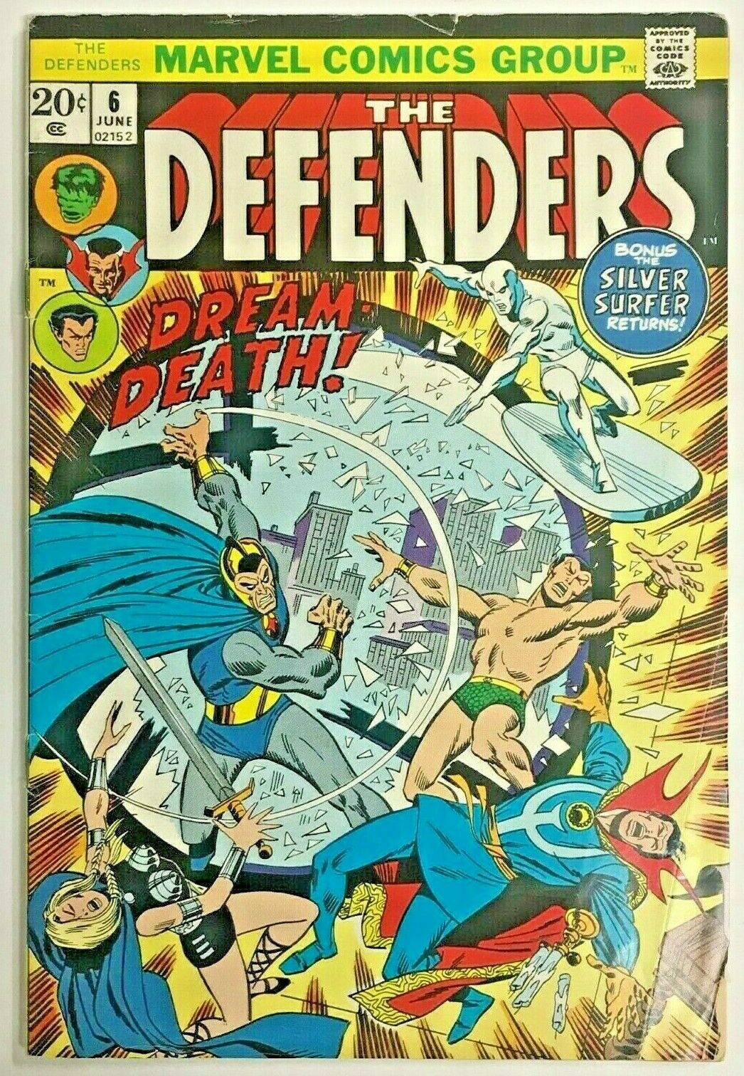 Defenders6 VG 1973 Marvel Bronze AGE Comics Comic Books Bronze Age