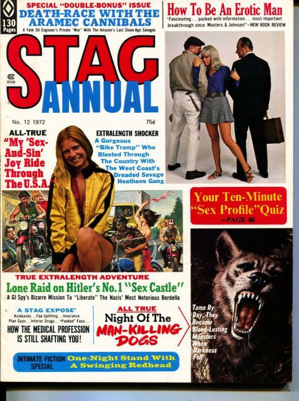 Stag Annual-1972-Pussycat-Motorcycle-Nazi-Dogs-Adventure 