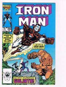 Iron Man # 206 Marvel Comic Books Awesome Issue Avengers 2 Age Of Ultron!!!! S30