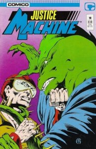 Justice Machine #10 Comico Comics 10/87 (VF+ 8.5/Stock Photo)