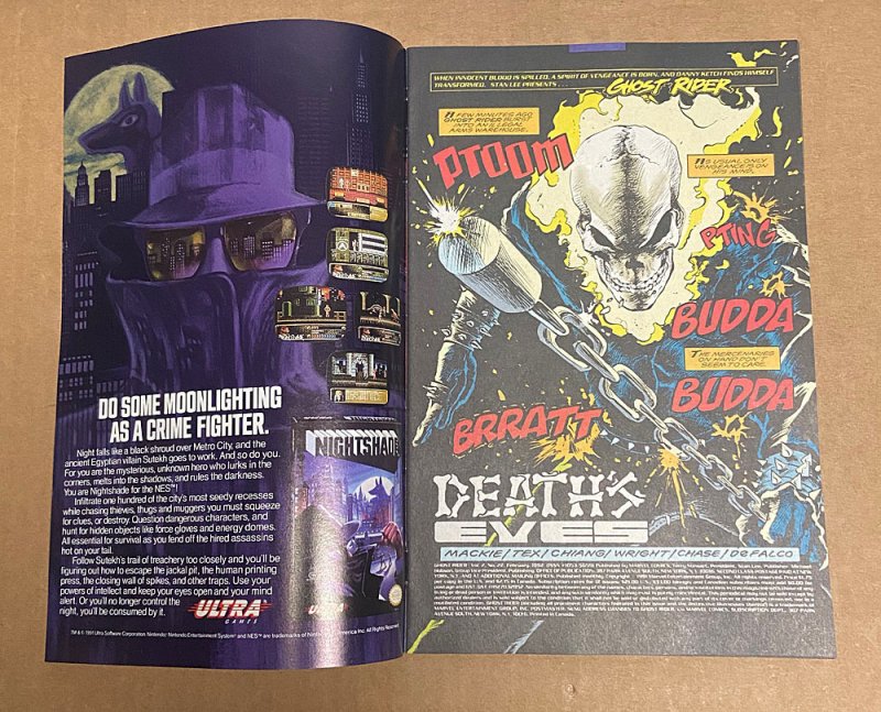 Ghost Rider #22 ( 9.4 NM )  Texeira Art / February 1992