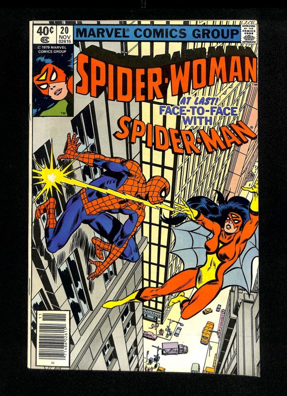 Spider-Woman (1978) #20 Vs. Spider-Man!