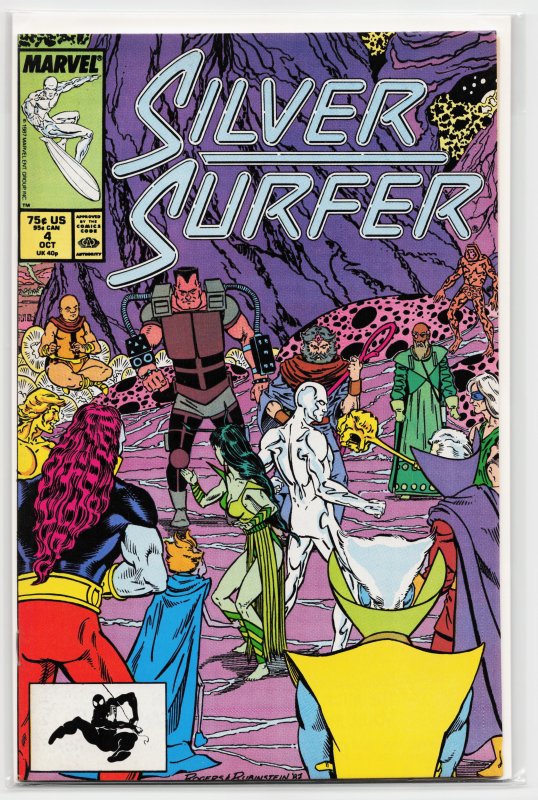 Silver Surfer #4 Direct Edition (1987) Silver Surfer