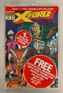 X-Force #1 (1991 Marvel) with Deadpool Card Bagged Rob Liefeld High Grade