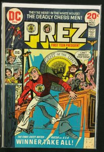 PREZ #1-4 MOST VG-VF #1-4 Fisherman Collection