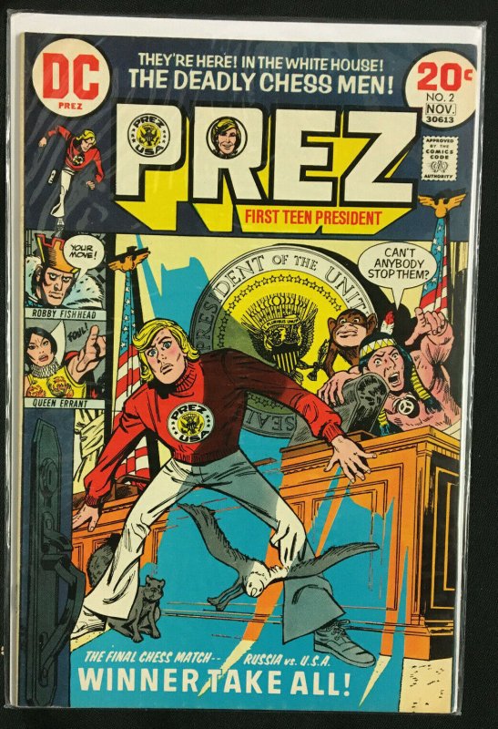 PREZ #1-4 MOST VG-VF #1-4 Fisherman Collection