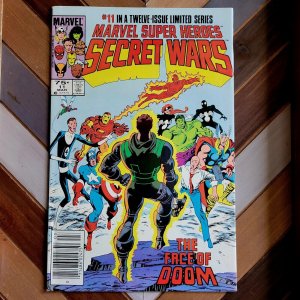 Marvel Secret Wars #11 VF (1985) The Face of Dr Doom revealed! 