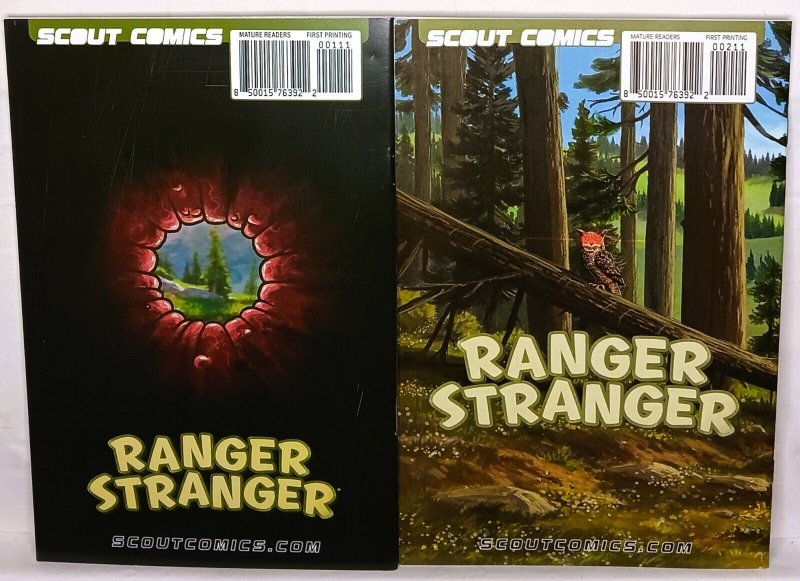 RANGER STRANGER #1 - 2 Comic Book Set Regular Covers 1st Printing Scout Comics