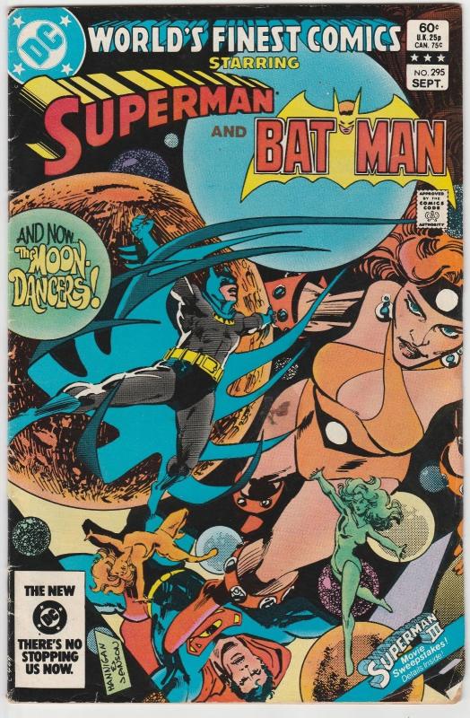 4 World's Finest Comics DC Comic Books # 293 294 295 296 Superman Batman BH44