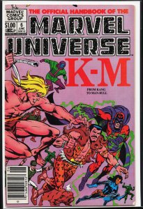 The Official Handbook of the Marvel Universe #6 (1983) Kang the Conqueror