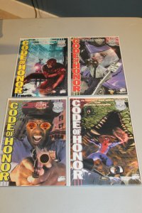 Complete Set Marvel Comics Code of Honor 1-4 1996 Spider-man Thor Daredevil XMen