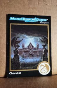 1991 TSR Dungeon and Dragons Trading Card #496 Checklist