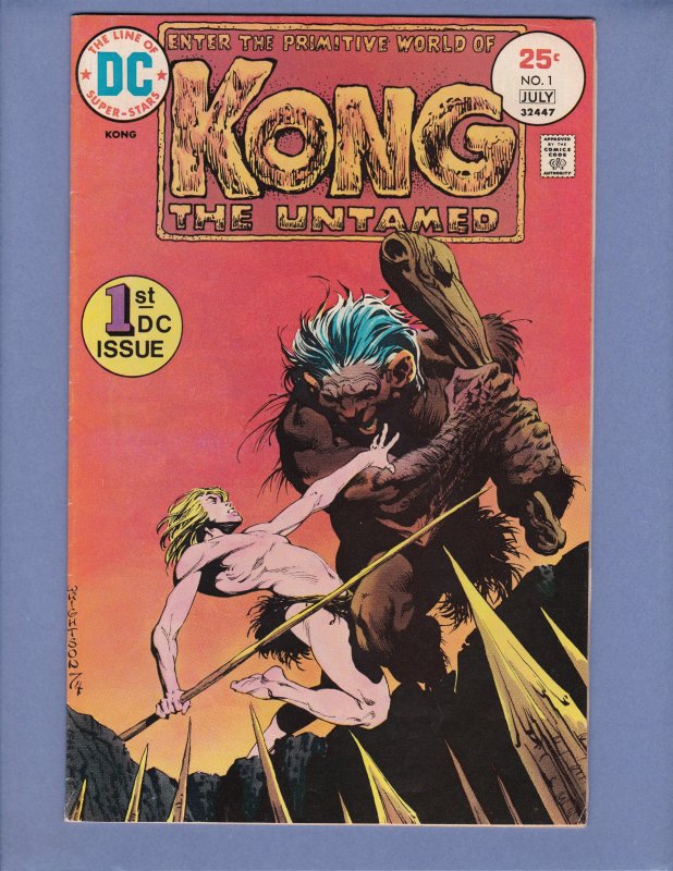 Kong The Untamed #1 FN Wrightson Cover DC 1975