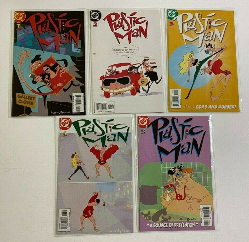 Plastic Man run #1-5 8.0 VF (2004 3rd series)