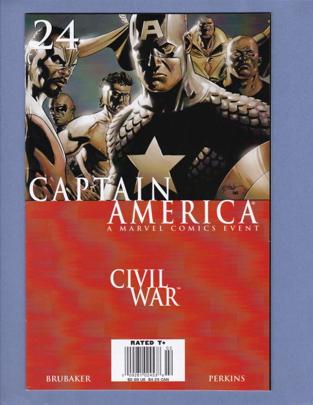 Captain America #24 VF Civil War Marvel 2007