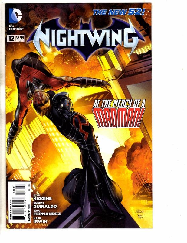 Lot Of 5 Nightwing DC Comic Books # 10 11 12 13 14 Batman Harley Quinn J237